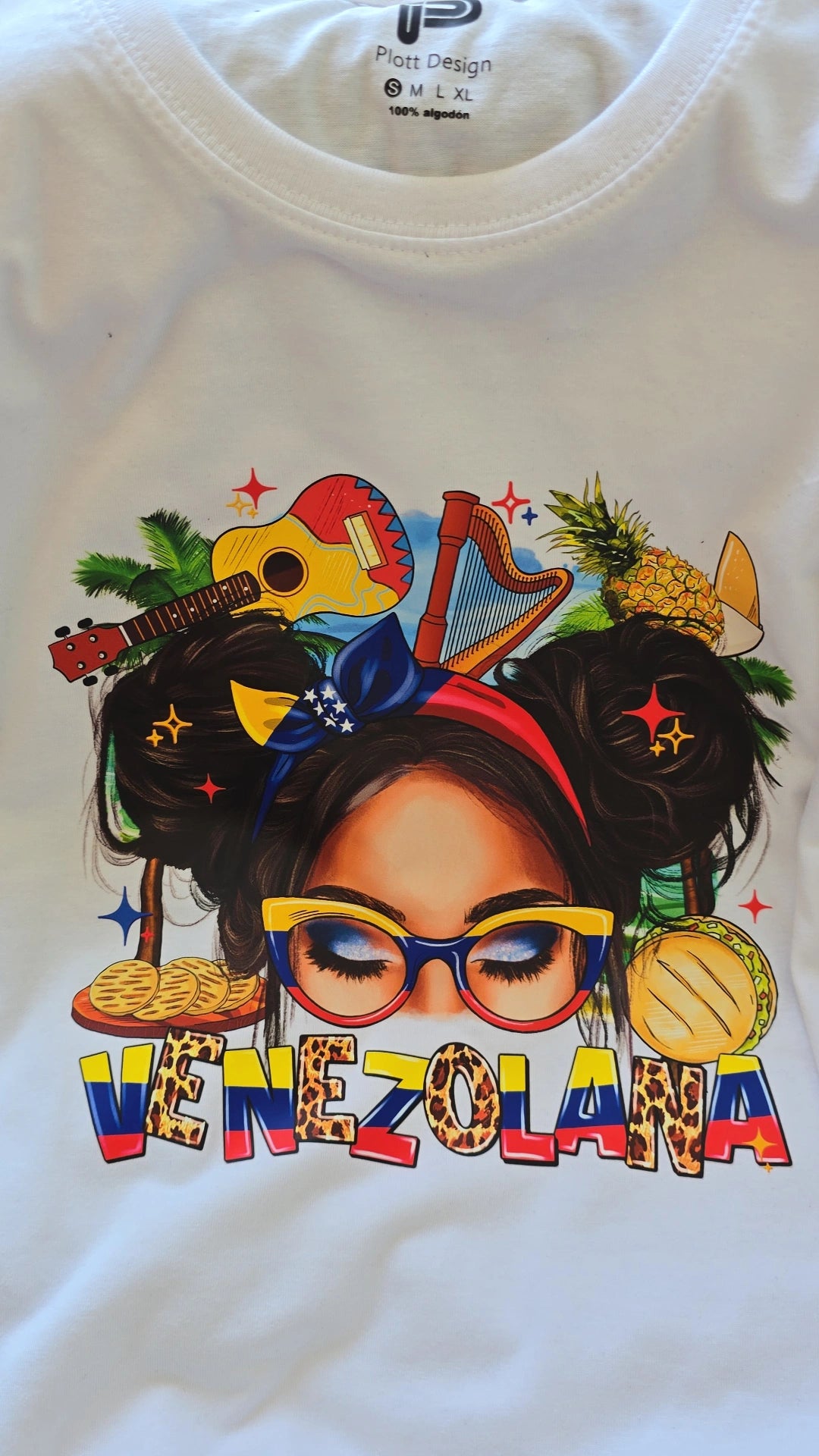 Camiseta Blanca Morena Venezolana