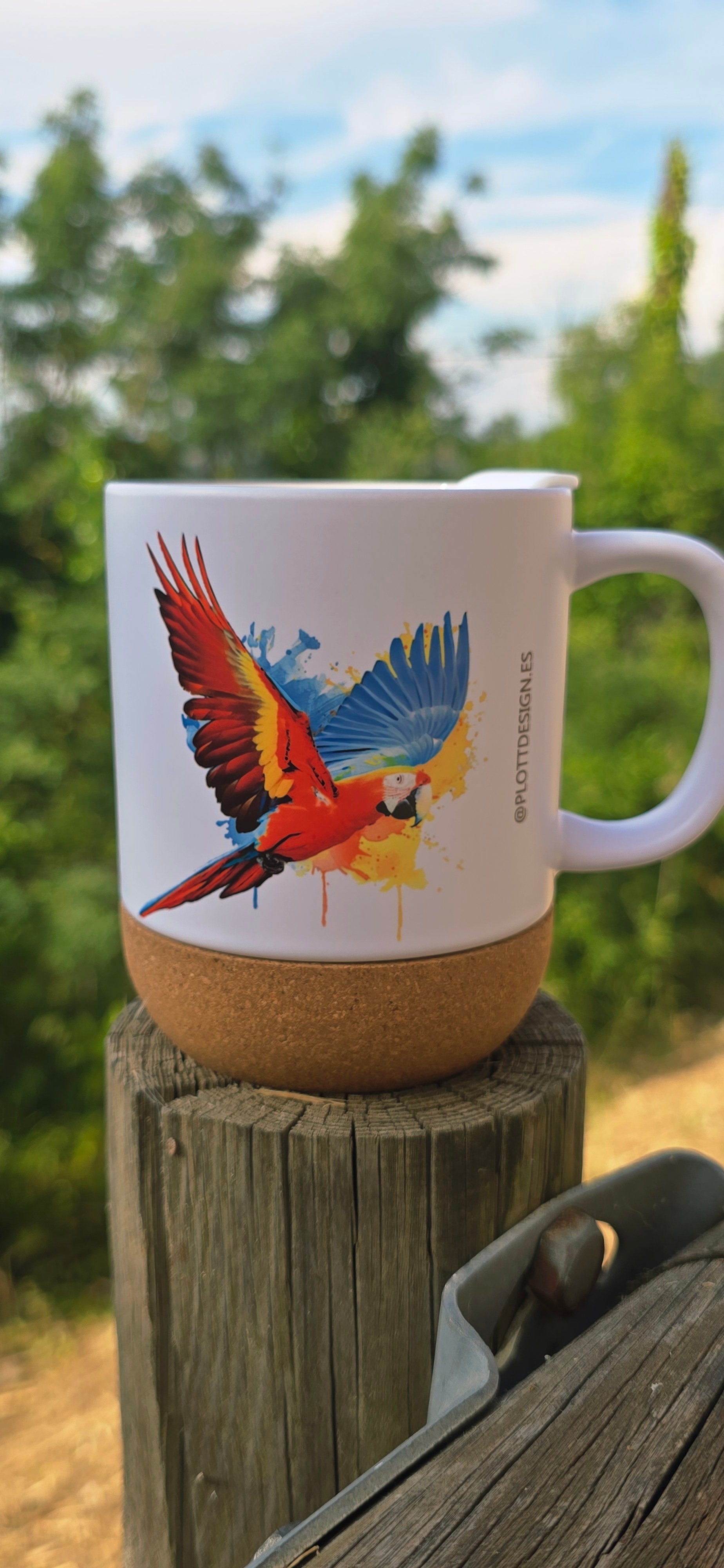 Taza Blanca Mi Guacamaya