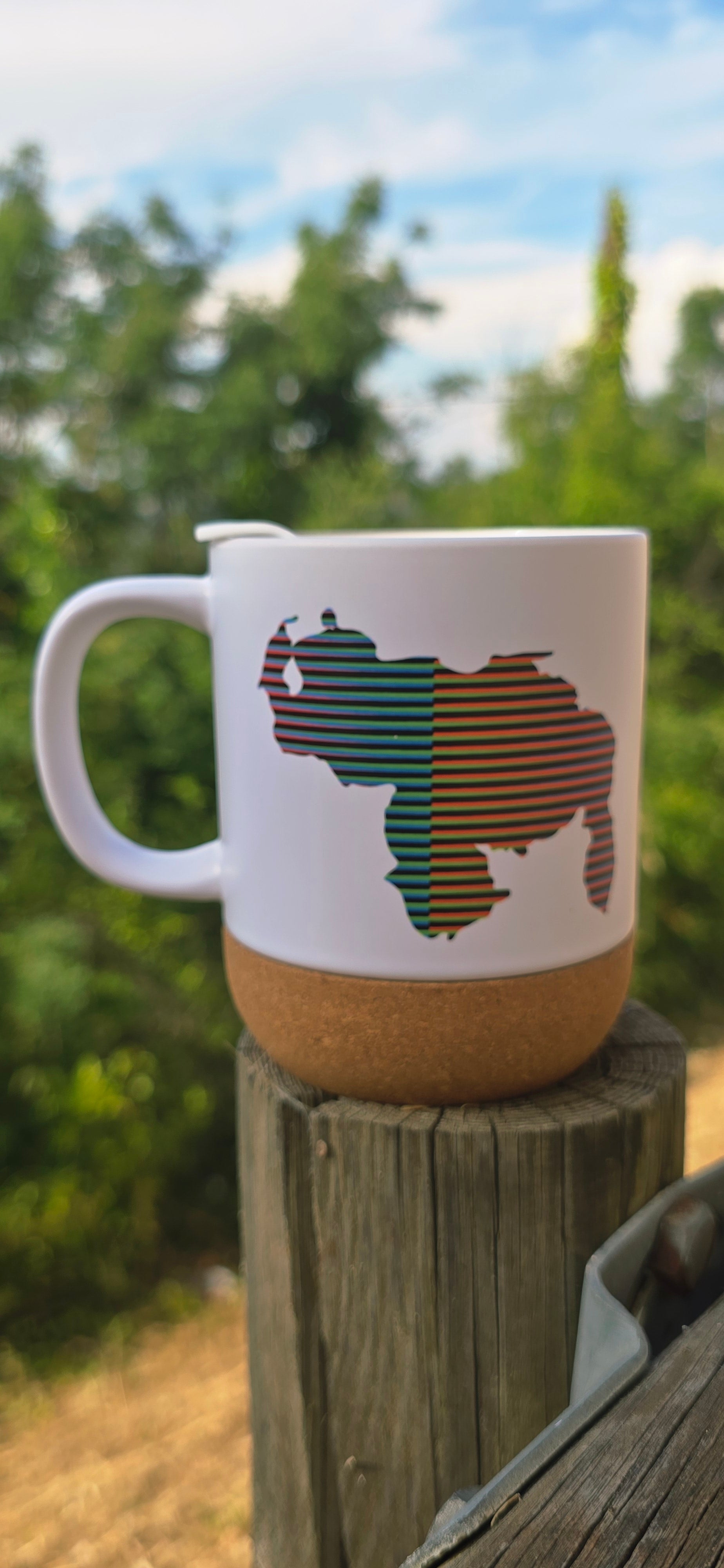 Taza Blanca Mi Mapa Mi Guacamaya