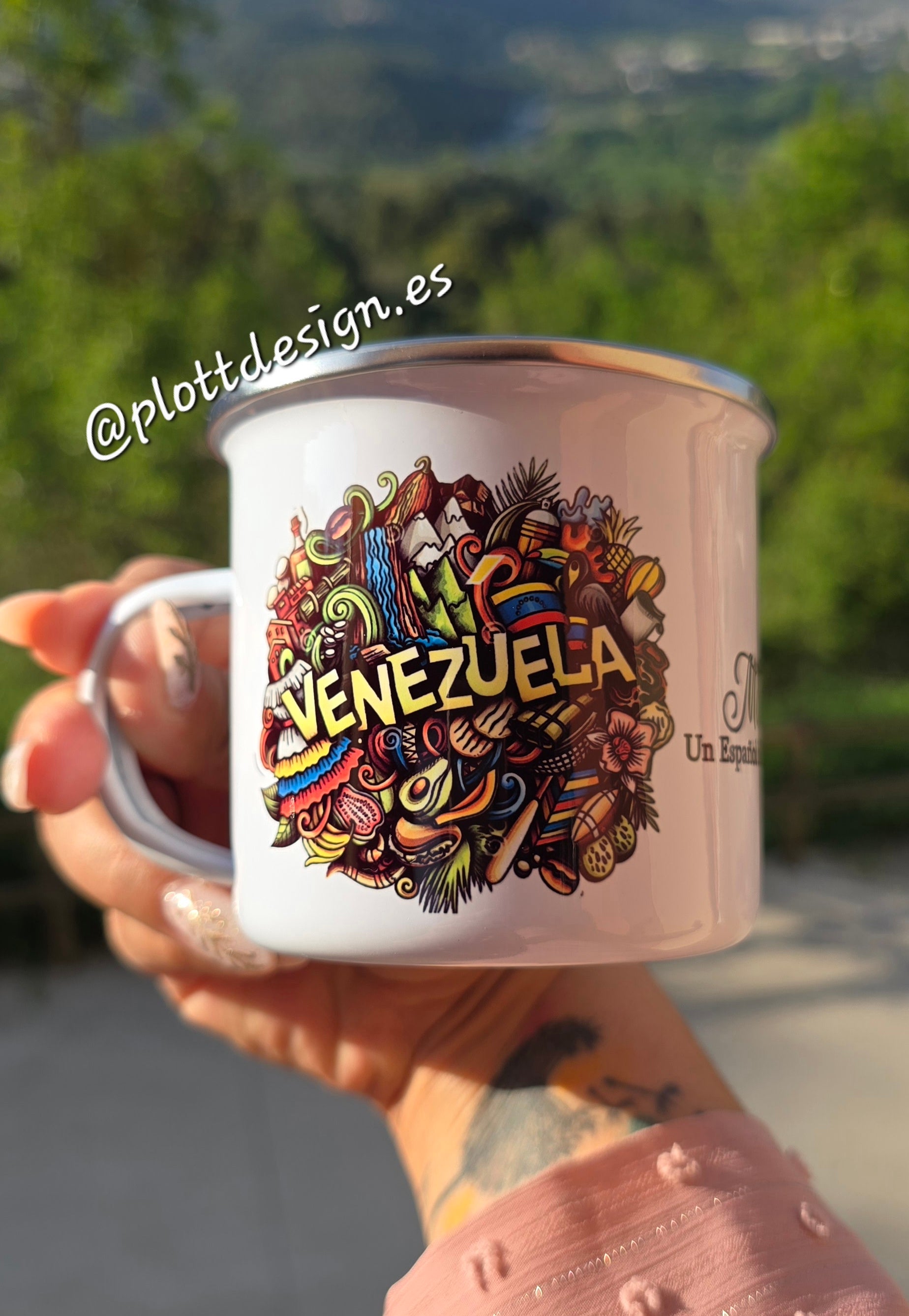 Taza Peltre Venezuela 